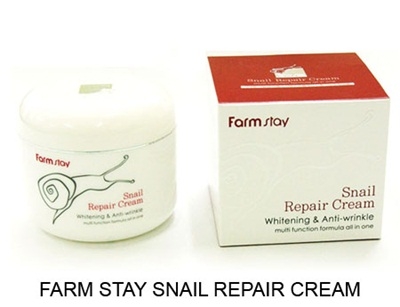 Kem dưỡng làm trắng chống nhăn chiết xuất ốc sên Farm Stay Snail Repair Cream 