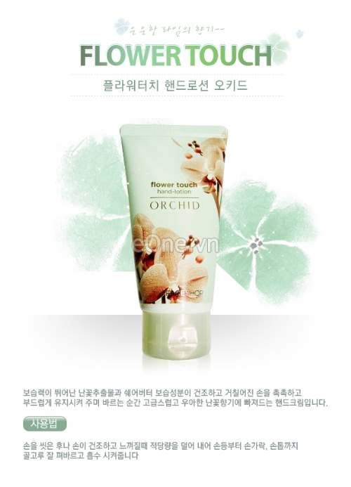 Kem Dưỡng Da Tay Flower Touch Hand Lotion Orchid