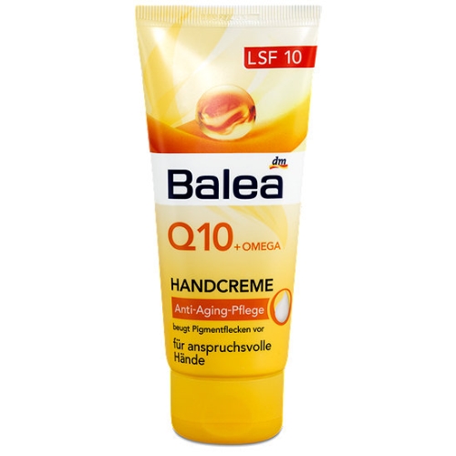 Kem dưỡng da tay Balea Q10+ omega handcreme anti aging pflege