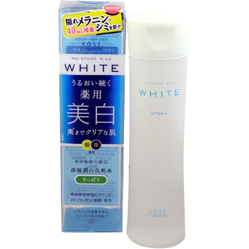 Nước hoa hồng dưỡng trắng da Kosé Moisture Mild White Lotion 180ml 