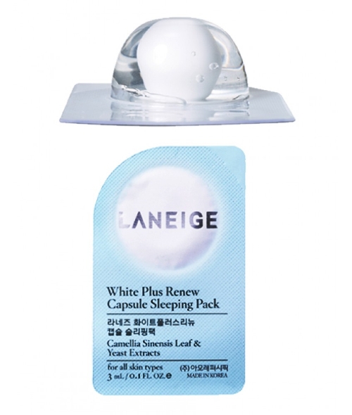 viên mặt nạ ngủ làm trắng da Laneige White Plus Renew Capsule Sleeping Pack 