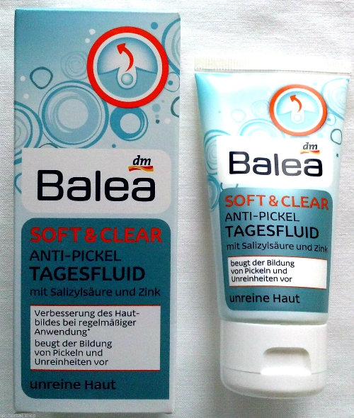 Kem dưỡng da ban ngày cho da mụn Balea soft&Clear anti-pickel Tagesfluid 50ml  