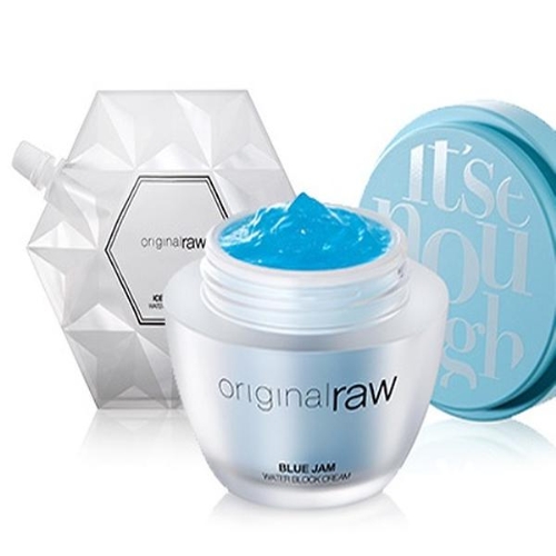 Kem lạnh dưỡng da Original Raw Ice Blue Jam Water Block Cream 50ml  