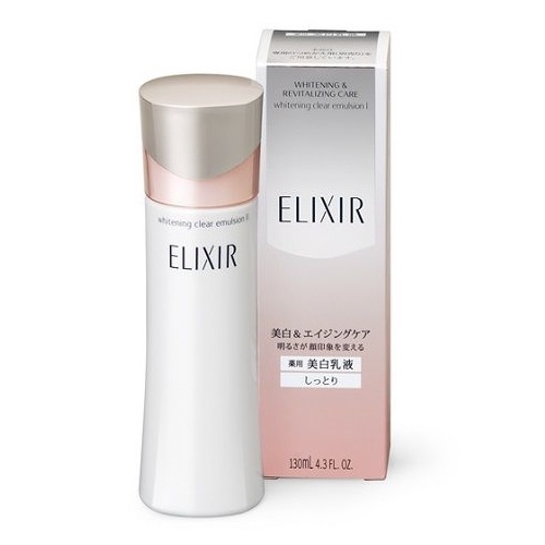 Sữa dưỡng ẩm trắng da Shiseido Elixir Whitening Clear Emulsion I 130mL dành cho da dầu