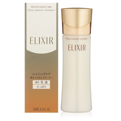 Sữa dưỡng da chống lão hóa Shiseido Elixir Lifting Moisture Emulsion  130ml - Nhật Bản (Cho da dầu)