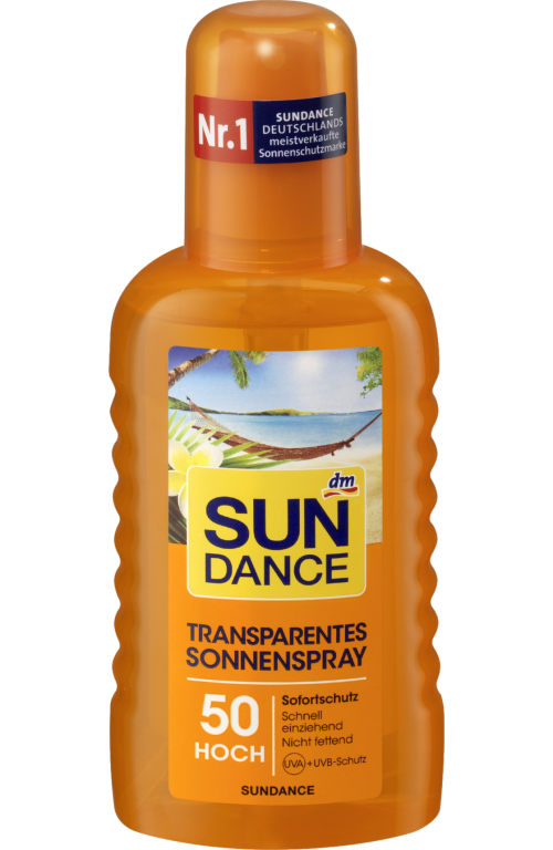 Xịt chống nắng dạng nước SUNDANCE SPF50 200ml -  Đức