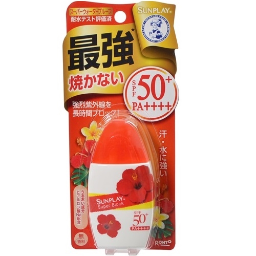 Kem Chống Nắng Rohto Sunplay Super Block SPF50+/Pa++++ 30g - Japan