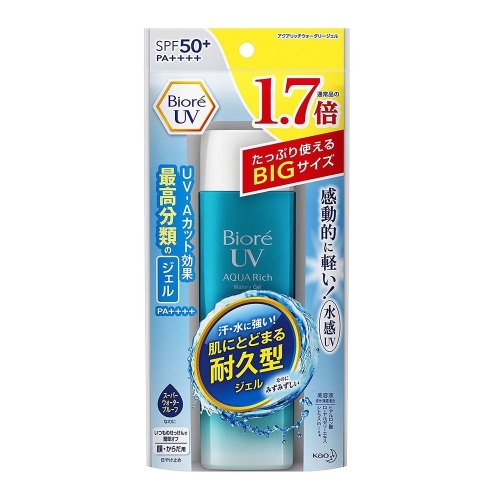 Kem chống nắng Biore UV Aqua Rich Watery Gel SPF50+/PA++++ 155ml