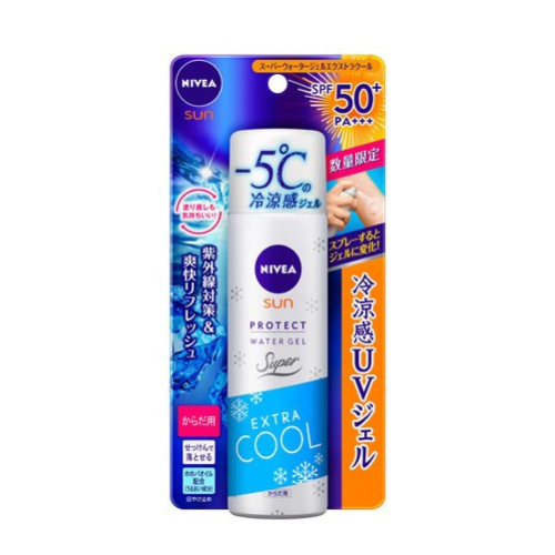 Xịt chống nắng siêu làm mát Nivea Sun Protect Water Gel 80g - Nhật bản