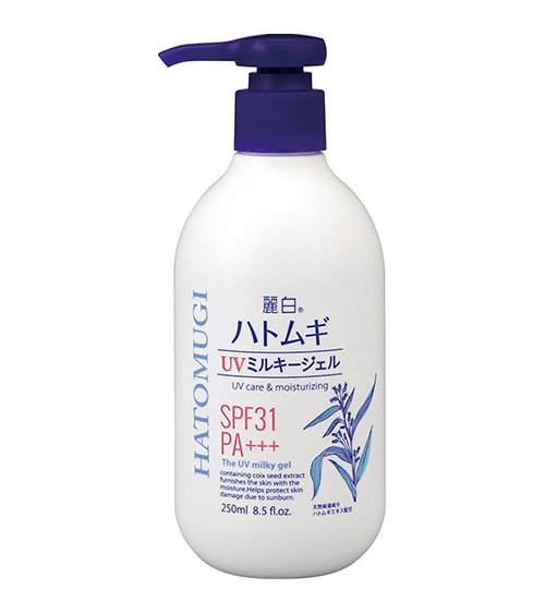 Sữa Dưỡng Thể Chống Nắng Hatomugi UV Milky Gel SPF31 PA+++ Nhật Bản - 250ml