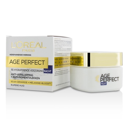 Kem dưỡng phục hồi da lão hóa ban đêm Loreal Ege Perfrect 50ml - Pháp