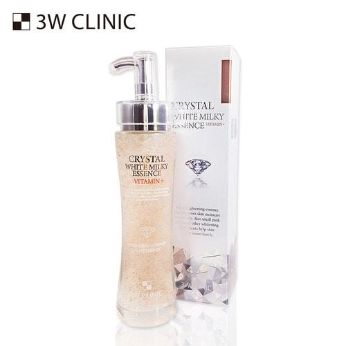 Tinh chất dưỡng trắng tái tạo da 3W CLINIC CRYSTAL WHITE MILKY ESSENCE VITAMIN+ 150ML