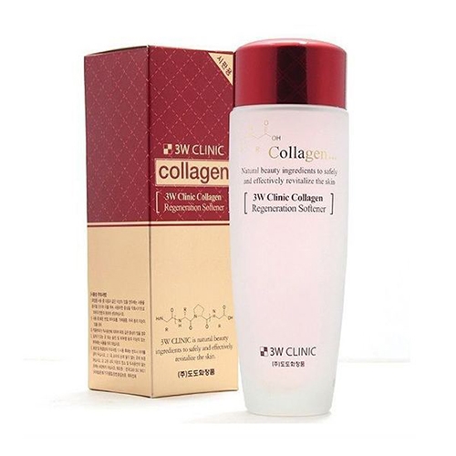 Nước hoa hồng 3W Clinic Collagen Regeneration Softener 150ml