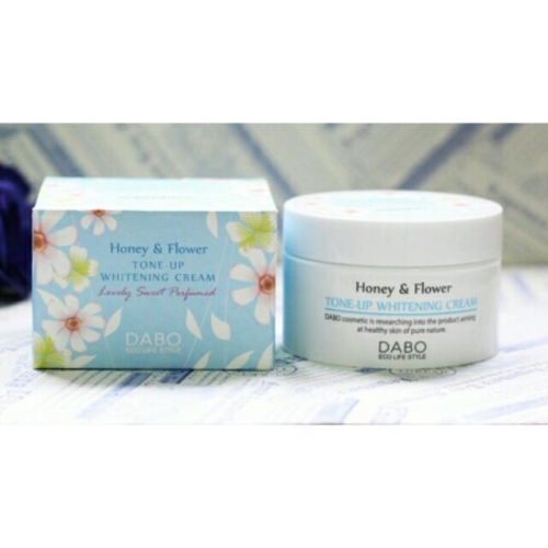 Kem Dưỡng Trắng Da Dabo Honey & Flower Tone-Up Whitening 100G