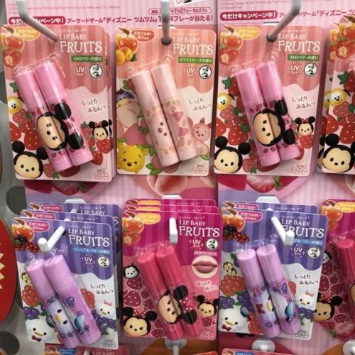 Set 02 Son dưỡng môi chống nắng Rohto Lip Baby Fruits - Nhật Bản