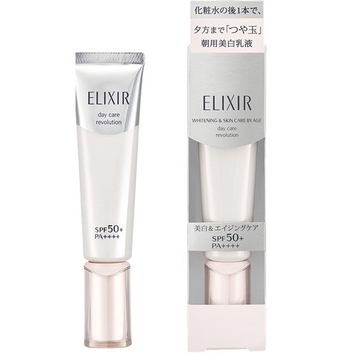 Tinh Chất Dưỡng Ngày Shiseido Elixir Whitening & Skin Care By Age Day Care SPF 50+/PA++++ 35ml