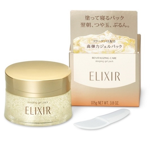 Mặt nạ ngủ Cao cấp Elixir Revitalizing Care Sleeping Gel Pack 105g - Màu vàng