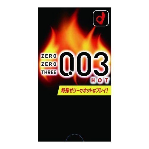 Hộp 10 chiếc Bao cao su OkamotoZero Zero three 0.03 Hot - Nhật Bản