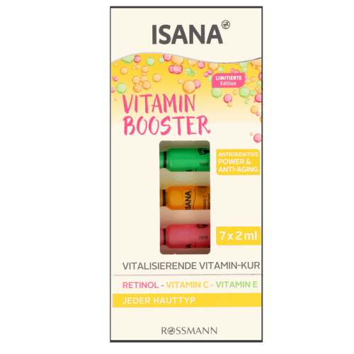 Huyết thanh tươi chống và trị nám ISANA VITAMIN C BOOSTER 7x2ml - Đức