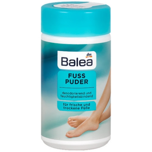 Bột khử mùi hút ẩm chống mồ hôi chân Balea Fuss Puder 100g