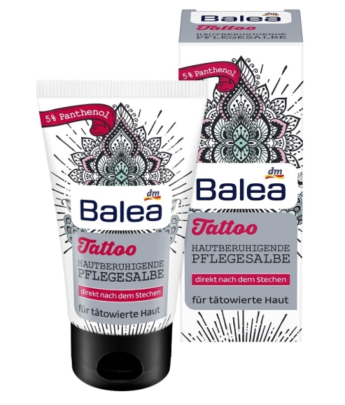 Kem dưỡng chăm sóc da sau khi xăm Balea Tattoo 50ml - Đức