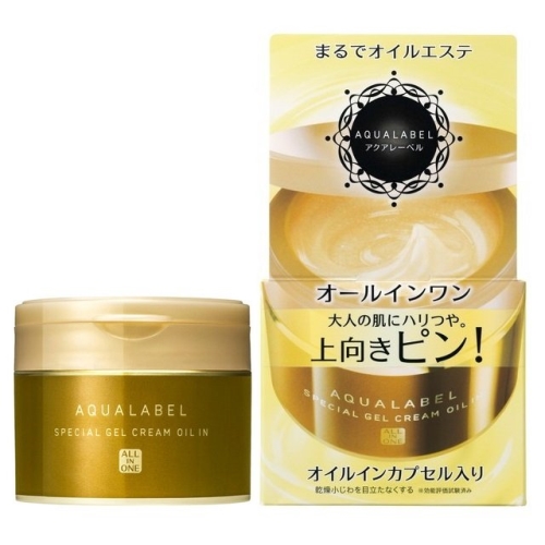 Kem dưỡng da chống lão hóa Shi Aqualabel Special Gel Cream Oil in 90g - Nhật bản