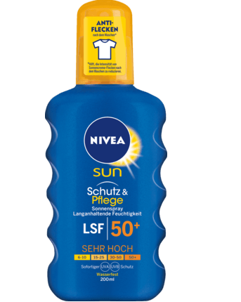 Kem Chống Nắng Nivea Sun Dạng Xịt Schutz & Pflege Lsf 50+ 200ml