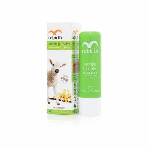 Son dưỡng môi Rebirth Vanilla Lip Balm 3.7g (Hương Vani)