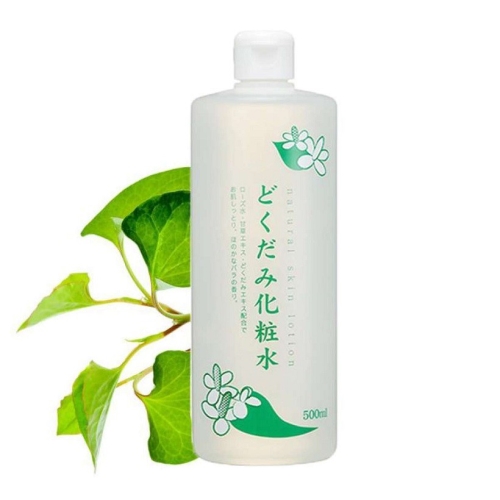 NƯỚC HOA HỒNG DIẾP CÁ DOKUDAMI NATURAL SKIN LOTION 500ML - Nhật Bản