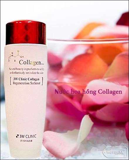 Nước hoa hồng collagen 3w clinic