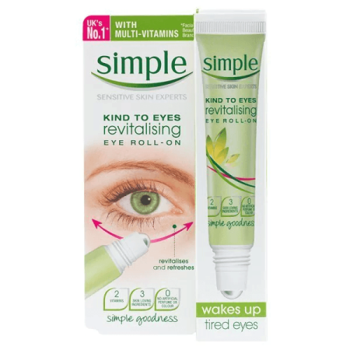 Thanh Lăn Giảm Thâm, Bọng Mắt Simple Kind To Eyes Revitalising Eye Roll-On 15ml