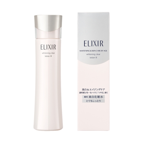 Nước hoa hồng trắng da, chống lão hóa Shiseido Elixir Whitening Clear Lotion (170ml)