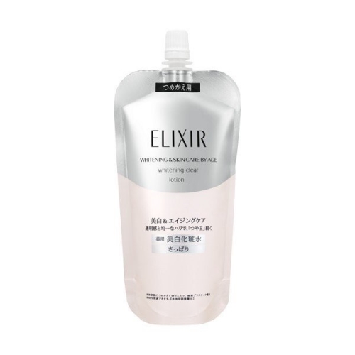 Nước hoa hồng trắng da, chống lão hóa Shiseido Elixir Whitening Clear Lotion 150ml - [Túi thay thế]