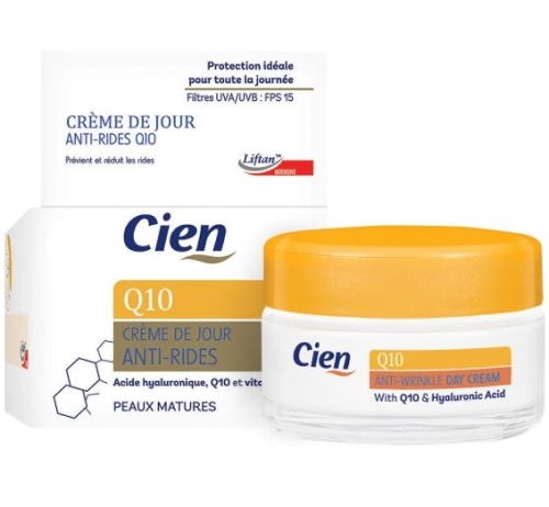 Kem dưỡng ngày Cien Q10 SPF15 chống lão hóa, dưỡng ẩm, tái tạo da 50ml