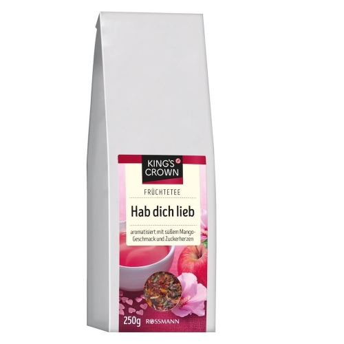 Trà Hoa Quả Kings Crown Hab Dich Lieb 250g - Đức (Hương xoài)