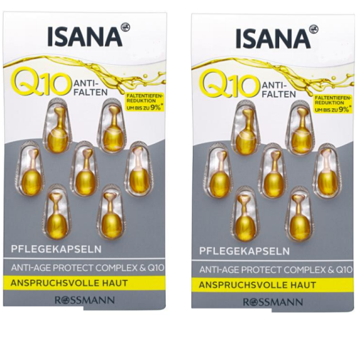 Set 2 vỉ Serum chống lão hóa ISANA Q10 Anti-falten - Đức