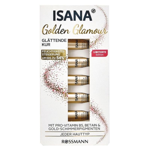 Huyết thanh tinh chất vàng ISANA Golden Glamour trắng da, mờ nám (5x2ml)