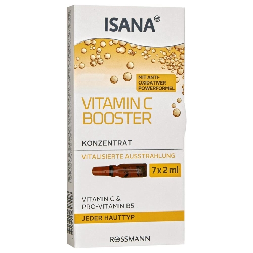 Huyết Thanh Tươi Trắng Da ISANA VITAMIN C BOOSTER (7X2ML) - Đức