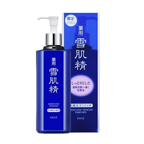 Nước Hoa Hồng KOSE MEDICATED SEKKISEI ENRICHED Cao Cấp Từ Thảo Dược Làm Trắng Da (500ml)