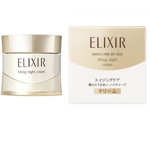 Kem dưỡng đêm chống lão hóa Shiseido Elixir Lifting Night Cream 40g - Nhật Bản