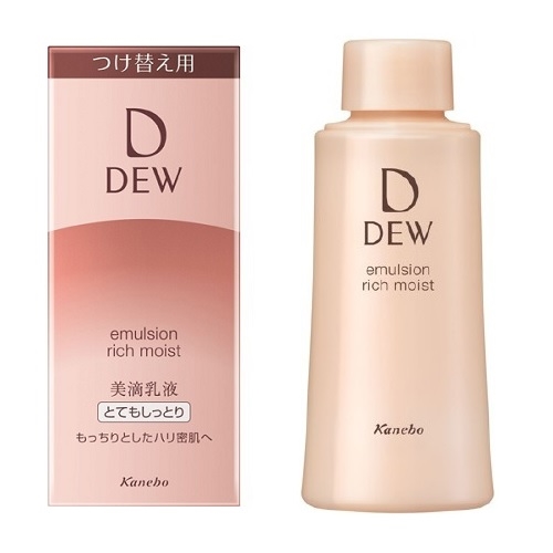 Lõi Thay Thế - Sữa dưỡng ẩm KANEBO DEW EMULSION Rich Moist 100mL - Nhật Bản