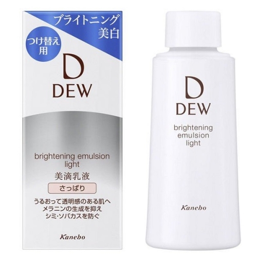 Lõi thay thế - Sữa dưỡng trắng da , siêu cấp ẩm Kabebo Dew Brightening Emulsion LIGHT  (100ml)