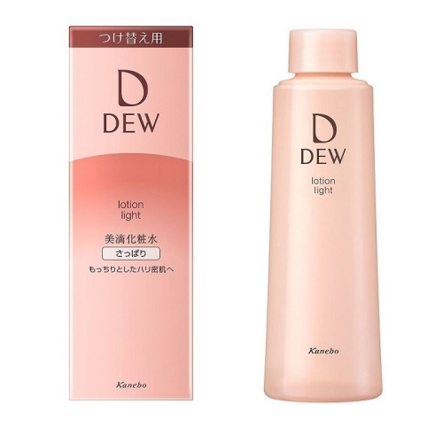 Refill - Nước hoa hồng chống lão hóa Kanebo DEW Lotion Light (150ml) - Da dầu