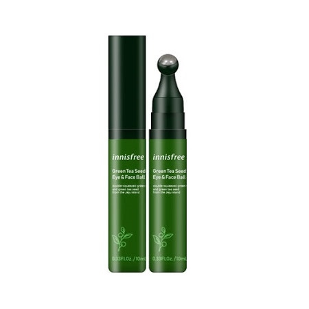 Thanh Lăn Massage Giảm nếp nhăn Innisfree Green Tea Seed Eye & Face Ball (10 ml)