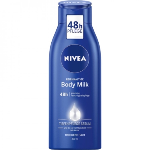 Sữa dưởng thể Nivea Body Milk 48h 400ml (Cho da khô)