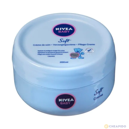 Kem Dưỡng Da Toàn Thân Nivea Baby Soft Creme - Cho Trẻ Sơ Sinh Và Trẻ Em, 200ml