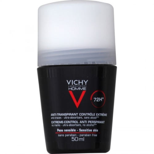 Lăn khử mùi nam Vichy Laboratoires Homme 72h 50ml - Pháp