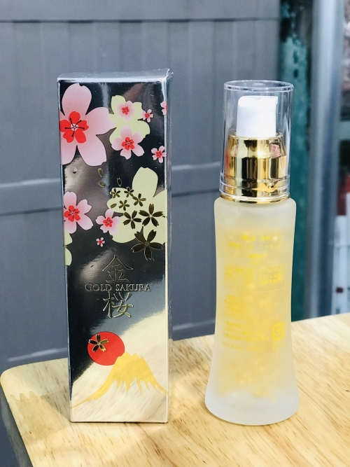 Tinh chất vàng dưỡng da chống lão hóa GOLD SAKURA (30ml) made in : JAPAN