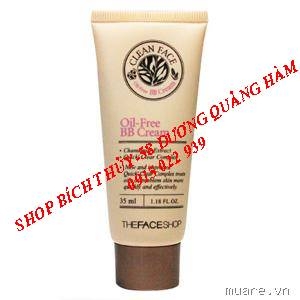 Kem chống nắng Oil Free Sun Cream The Face Shop