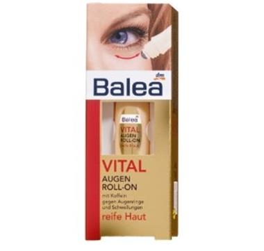 Thanh lăn dưỡng mắt Balea Vital Augen Roll on dành cho người lớn tuổi